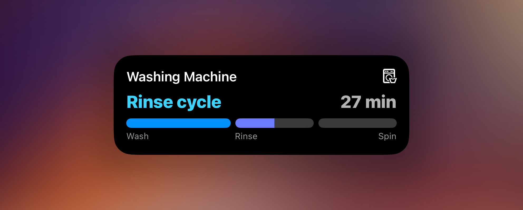 Simple progress bar with header and footer slots